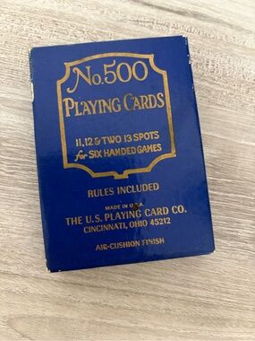 No.500 Playing Cards - Blue by